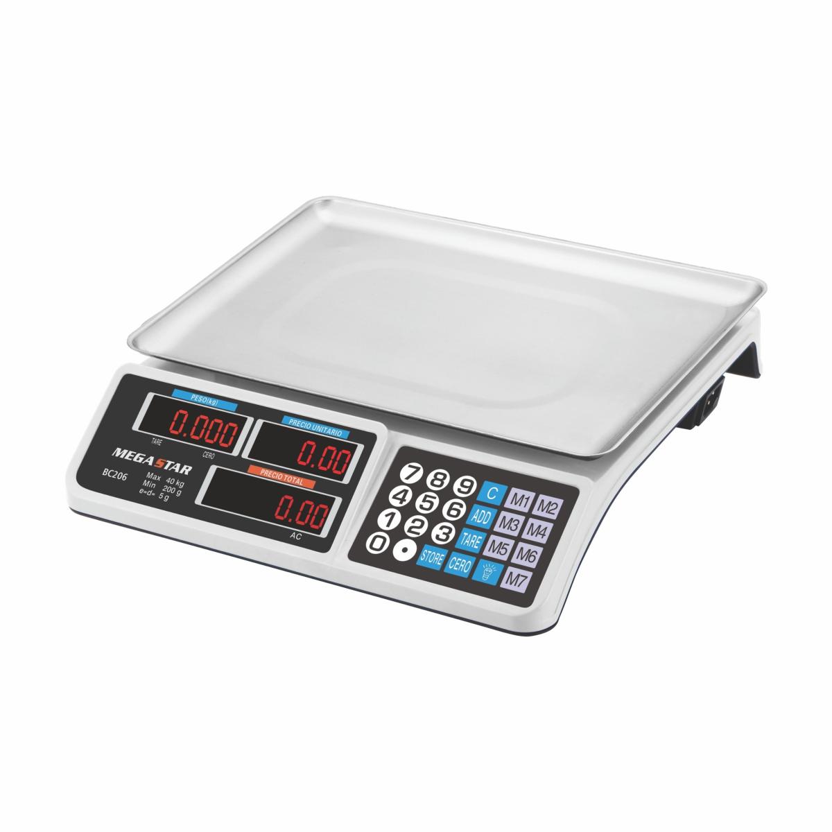 ¡Descubre la balanza electrónica perfecta para potenciar tu negocio! Con su cómputo de precio, podrás calcular de manera eficiente el valor de tus productos y optimizar tus ganancias. Su display LED de alta calidad garantiza una lectura clara y precisa en todo momento. Soporta hasta 40 kg, brindándote la capacidad necesaria para manejar grandes volúmenes de mercancía. Con una graduación de 5g, obtendrás mediciones exactas para un control preciso del inventario. La batería recargable te asegura un uso constante y el voltaje de 110~220V se adapta a cualquier entorno. No dejes pasar esta oportunidad de mejorar tu negocio con nuestra balanza electrónica confiable y de calidad. ¡Haz tu pedido ahora y potencia tu éxito empresarial!


CARACTERÍSTICAS
Cómputo de precio
Display LED
Soporta hasta 40 Kg
Graduación 5g
Memorias para 7 funciones
Apagado automático
Batería recargable
Voltaje: 110~220V