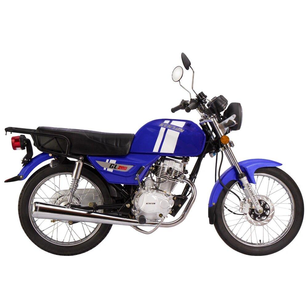 Detalles

Confiable, robusta y muy económica, es una moto diseñada para emprender nuevos proyectos y pequeños negocios. Diseño resistente y eficiente combinado con lo clásico, para acompañar tú día a día laboral con la máxima seguridad y confort. Cuenta con un motor de 200 cc de 4 tiempos, 5 cambios con embrague, motor refrigerado a aire, encendido CDI (Ignición por Descarga de Condensador) eléctrico y a pedal, llantas con rayos reforzados, un tanque rediseñado con mayor capacidad para un consumo promedio de 3.5 lts cada 100 km, y para estar siempre conectado cuenta con cargador USB.

Especificaciones
- Marca: KENTON
- Modelo: GL 200
- Tipo de Producto: MOTOCICLETA
- Tipo de Motor	MOTOR: OHV 200CC CON DISTRIBUCIÓN A VARILLA, 4 TIEMPOS, MONO CILÍNDRICO, REFRIGERADO POR AIRE.
- Tipo de cambio en caja: MECÁNICA
- Alimentación:	CARBURADOR
- Neumático Delantero: 2.75-18
- Neumático Trasero: 3.00-18
- Tipo de Moto: UTILITARIA

- COLORES: ROJO - AZUL - NEGRO