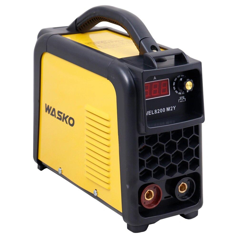 Detalles

WEL8200M2Y – Soldador WASKO Inverter MMA 200A WASKO es tu mejor aliado en tecnología de soldadura, y el soldador WEL8200M2Y es una opción confiable para trabajos exigentes. Con 200A de potencia y tecnología inverter MMA, garantiza una soldadura estable y eficiente, ideal para aplicaciones industriales y talleres de metalurgia. WASKO es tu mejor aliado para obtener resultados precisos y duraderos en cada trabajo. Descubrí más sobre el soldador WASKO Inverter MMA WEL8200M2Y y cómo puede potenciar tu rendimiento.

Especificaciones
- Voltaje en vacío: 62V
- Frecuencia: 50-60
- Rango de espesor: -
- Ciclo de trabajo: 1.6-4MM
- Modelo: WEL8200M2Y
- Tipo de electrodo: E6013-E7018
- Rango de amperaje: 20-200A
- Tipo de Producto: SOLDADOR
- Marca: WASKO