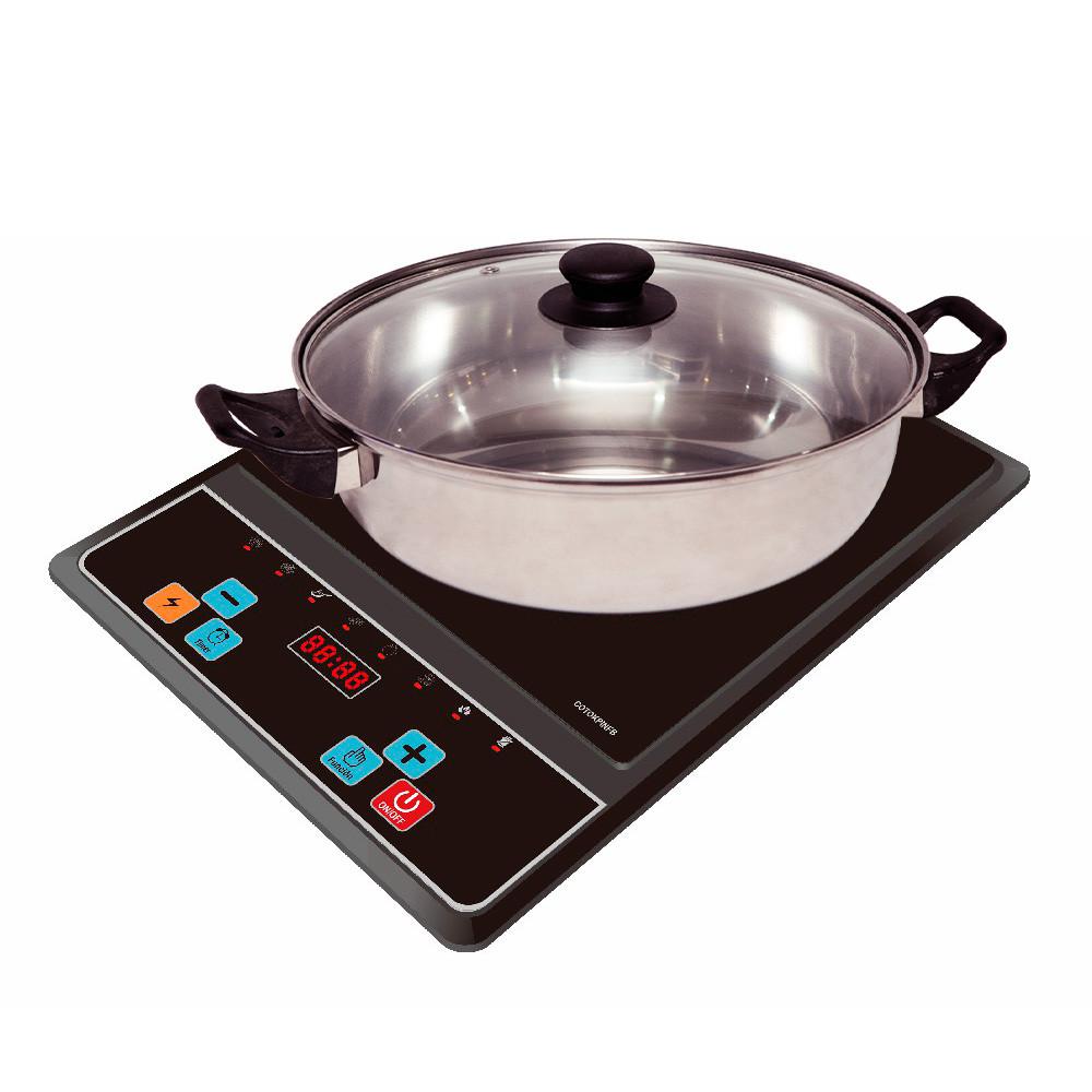 Descripción
* Protección a sobrecalentamiento.
* Pantalla y menús regulables.
* Incluye olla de regalo.
* Cocción infrarroja.
* Potencia 2.000W.
* Manejo simple.
* Timer digital

Imágenes meramente ilustrativas. Imágenes e información sujetas a cambios sin previo aviso.

Medidas del Packaging
- ANCHO: 17.5 CM
- ALTO: 40 CM
- LARGO: 31.5 CM
- PESO: 2620 GR
- POTENCIA: 2000 Watts
- TENSION ELECTRICA: 220-240 VOLTIOS
- FRECUENCIA ELECTRICA: 50/60 HERTZ