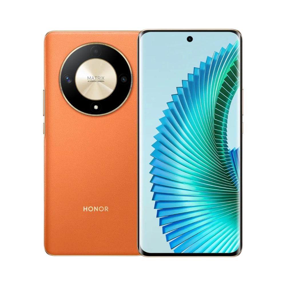 - Modelo: Magic 6 Lite.
- Color: Orange.
- Tamaño de pantalla: 6.78”.
- Tecnología de pantalla: AMOLED.
- Resolución: 2652 x 1220p.
- Frecuencia de pantalla: 120Hz.
- Lectores de acceso: Huella Digital.
- Memoria RAM: 8GB.
- Memoria Interna: 256B.
- Cámara Frontal: 16MP.
- Cámara Trasera: Triple 108Mp - 5Mp - 2Mp.
- Procesador: Qualcomm Snapdragon 6 Gen 1.
- CPU: (8) Octa-Core.
- Procesador Gráfico: Adreno A710.
- Sistema Operativo: Android 13, MagicOS 7.2.
- Interfaz: USB Type-C.
- Batería: 5800 mAh. 

El celular Honor Magic 6 Lite 5G, con 8GB de RAM y 256GB de almacenamiento interno, es un dispositivo diseñado para ofrecer un rendimiento sobresaliente y una experiencia de usuario premium. 

Su pantalla AMOLED de 6.78 pulgadas cuenta con una resolución de 2652 x 1220 píxeles y una frecuencia de actualización de 120Hz, garantizando imágenes claras y una navegación fluida. 

El lector de huellas digitales integrado proporciona una seguridad rápida y fiable. 

La cámara frontal de 16MP es perfecta para selfies nítidas y videollamadas, mientras que la cámara trasera triple, con sensores de 108MP, 5MP y 2MP, permite capturar fotos y videos de alta calidad en cualquier situación. 

Equipado con el procesador Qualcomm Snapdragon 6 Gen 1 Octa-core y el procesador gráfico Adreno A710, el Honor Magic6 Lite asegura un rendimiento rápido y eficiente, ideal para multitarea y juegos. 

Funciona con el sistema operativo Android 13 y la interfaz MagicOS 7.2, proporcionando una experiencia de usuario moderna e intuitiva. 

Además, cuenta con una batería de 5800 mAh que ofrece una autonomía prolongada y se carga rápidamente a través de una interfaz USB Type-C.