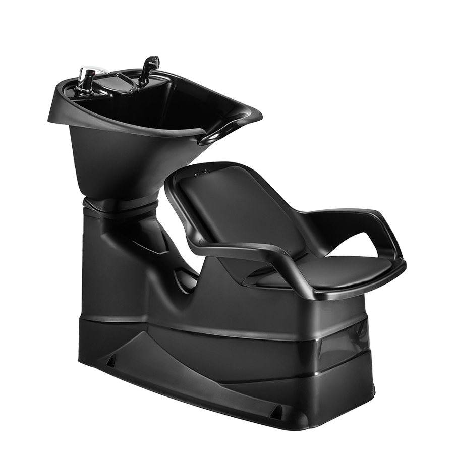 - Ancho: 59,00 cm 
- Largo: 118,00 cm 
- Altura: 99 cm
- Ángulo de reclinación de la bacha: 20°
- Volumen Total de la Bacha: 29,50 litros
- Profundidad de la Bacha: 34,00 cm
- No incluye calentador

El lavacabezas con la mejor relación costo beneficio del mercado.

Bacha: Tiene una bacha reclinable grande y profunda que facilita las tareas al lavar el cabello largo y voluminoso, hecha de material que resiste a las manchas y a los productos químicos. Presenta una forma anatómica en la región de acomodación del cuello, asegurando comodidad;

Ducha y Grifo: Cuenta con un grifo metalizado dos entradas, mangueras especiales y ducha;

Asiento: Contiene asiento y respaldo anatómicos, tapizados con espumas laminadas de alta calidad que brindan una gran comodidad;

Estructura: Su estructura en polímero inyectado es fuerte e impermeable, proporcionando mayor durabilidad al producto; ¡El Lavacabezas Champ es el más vendido en toda Latino América!