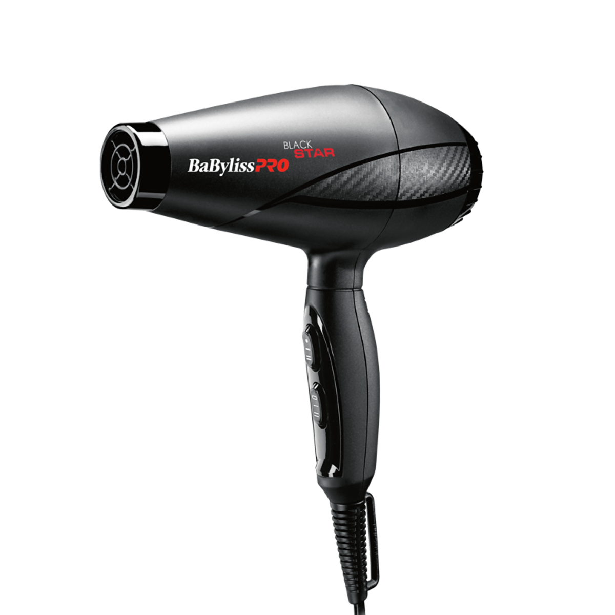 - Motor AC Italiano de 2000 Watts de alto rendimiento.
- Diseño ligero.
- Control de 6 posiciones de velocidad y temperatura.
- Botón de aire frío.
- Efecto Venturi.
- Filtro trasero removible.
- Cable de alimentación profesional de 2,70 m.