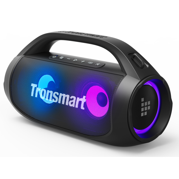 -Sonido estéreo cristalino de 40W.
-Resistente al agua IPX6.
-Ultra portátil con asa y correa desmontable.
-3 Modos de luz.
-24 Horas de reproducción.
-Emparejamiento estéreo.
-Tecnología SoundPulse®