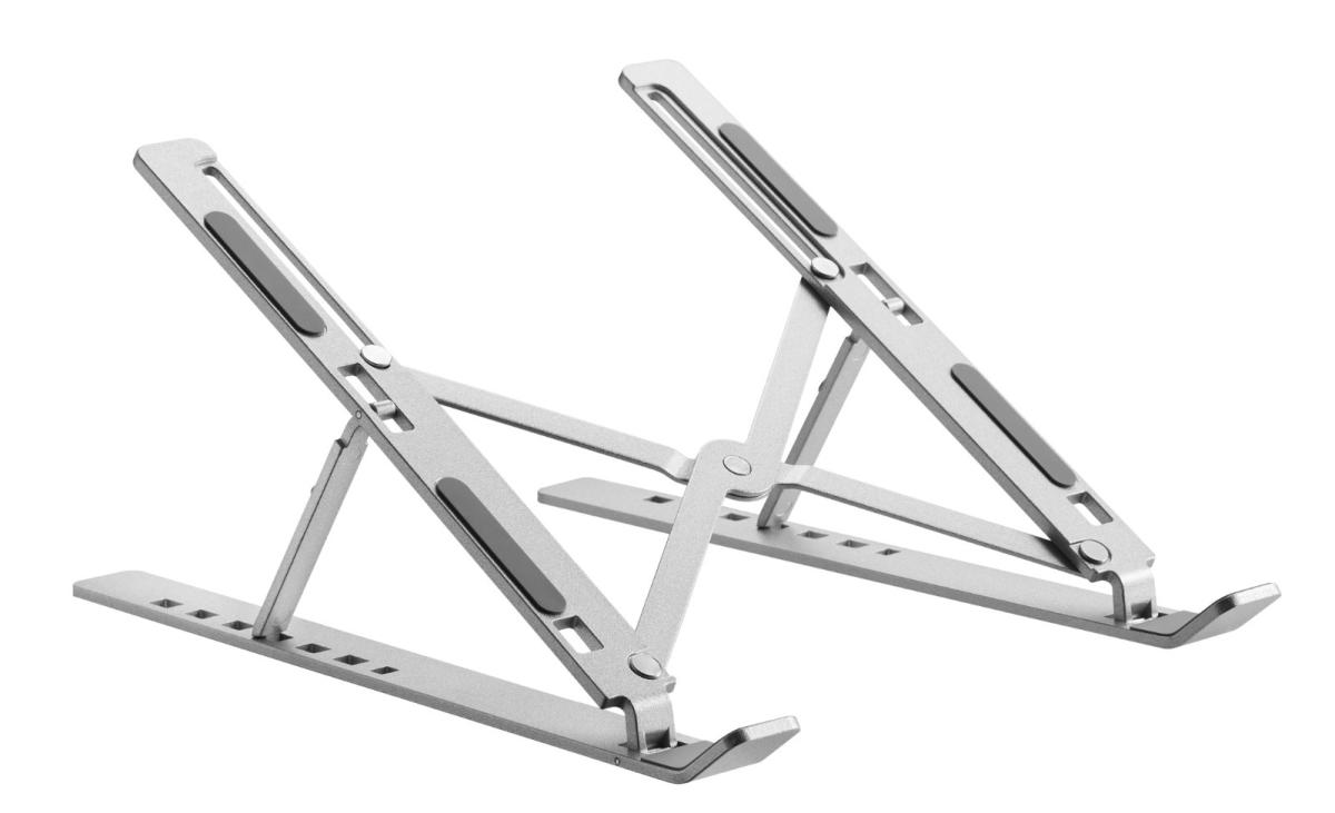 SOPORTE PARA NOTEBOOK UNIQUE

El Soporte Portátil RC-4A para Notebooks
Es una solución práctica y ergonómica para quienes buscan comodidad y eficiencia al trabajar. 
Fabricado con materiales ligeros y duraderos, ofrece un diseño ajustable que mejora la postura y evita tensiones en el cuello y espalda. 
Además, su diseño eleva la notebook, optimizando la ventilación del equipo y previniendo el sobrecalentamiento. Compacto y plegable, es fácil de transportar y almacenar, convirtiéndolo en un accesorio esencial para estudiantes, profesionales y gamers.