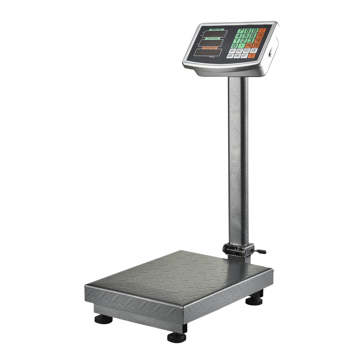 Potencia tu negocio al máximo con nuestra balanza electrónica de alta capacidad, soportando hasta 300 kg. Con su graduación precisa, obtendrás mediciones exactas en cada pesaje. El cómputo de precio y el display LED garantizan cálculos precisos y lecturas claras. Además, su función TARA, memorias para 7 funciones y apagado automático ofrecen comodidad y eficiencia en tu trabajo diario. Equipada con un sensor de sobrecarga, batería recargable y adaptabilidad de voltaje, esta balanza te brinda seguridad y autonomía. Maximiza la productividad de tu negocio con esta poderosa balanza de alto rendimiento.


CARACTERÍSTICAS
- Cómputo de precio
- Display LED
- Soporta hasta 300Kg
- Graduación 50g
- Memorias para 7 funciones
- Apagado automático
- Sistema con decimales
- Función TARA
- Sensor de sobrecarga
- Batería recargable
- Voltaje: AC 110~220V 50/60Hz
- DC: 4V 4A