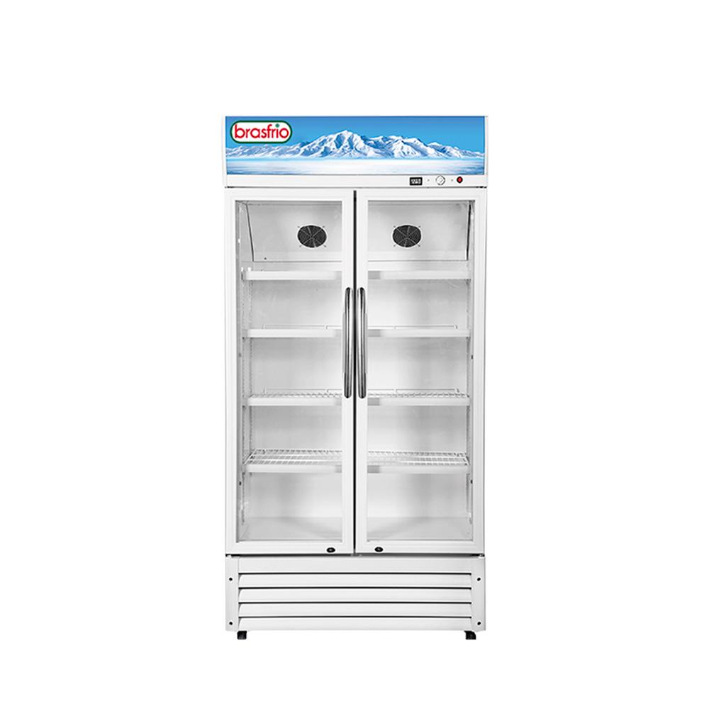 Detalles del Producto

- Temperatura: 0 a 10°C
- Controlador de temperatura analógico.
- Puerta doble de vidrio templado.
- Cenefa con iluminación.
- Iluminación LED.
- 4 parrillas con ajustes de altura.
- Drenaje de descongelamiento manual.
- Pies con regulación de altura.
- Volumen: 753L.

Dimensiones en mm.
- Altura: 2010
- Frente: 1300
- Profundidad: 645