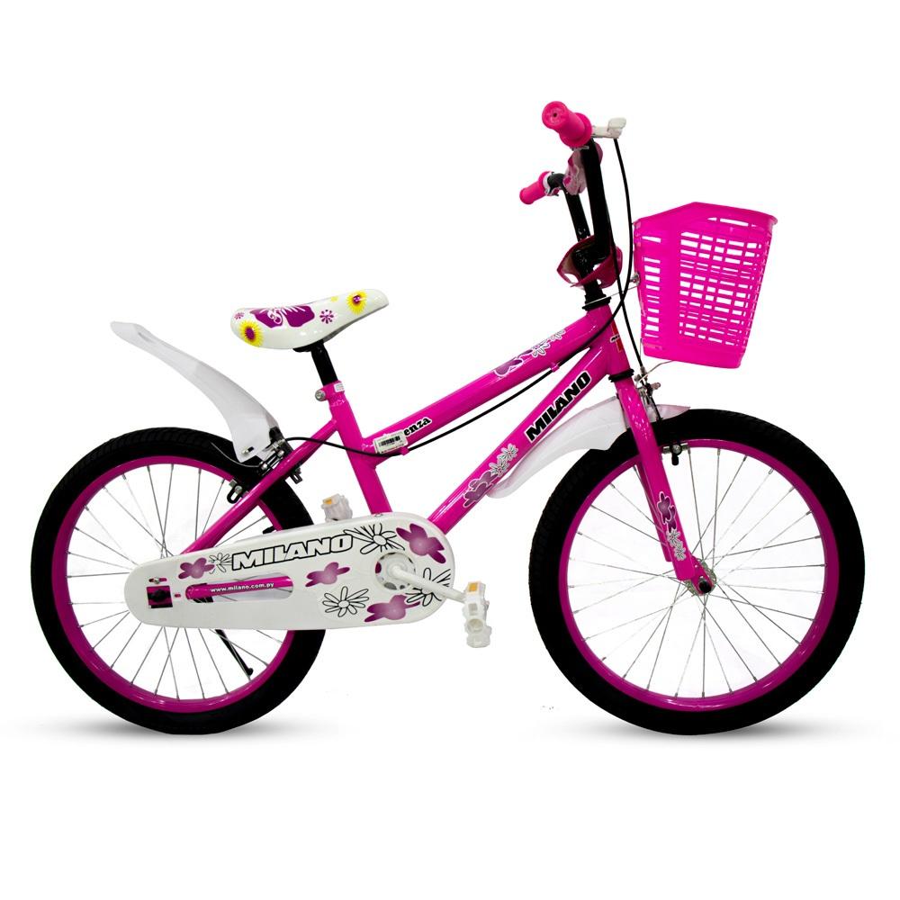 Marca: MILANO
Tipo de Bicicleta: INFANTIL
Aro: 20”
Tipo de Producto: BICICLETA
Modelo: FIORENZA
Color: FUCSIA
Cubiertas: TODO TERRENO (20” X 2.125)
Frenos: U-BRAKE
Material de Cuadro: ALEACIÓN
Cuadro: CUADRO BAJO - DAMA
Suspensión: RIGIDA
Tipo de suspensión: RIGIDA