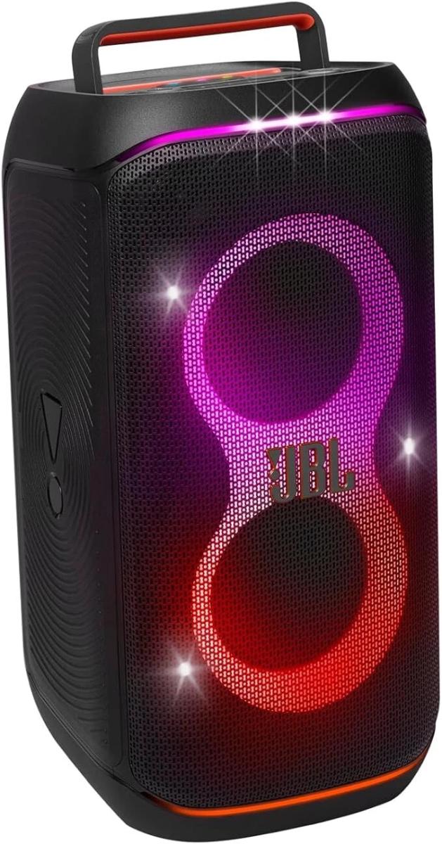 Parlante Jbl Party Box 120 Club

Con su diseño robusto y portátil, incluye luces LED dinámicas que se sincronizan con la música, creando un ambiente festivo inolvidable. Su conectividad Bluetooth permite reproducir música de forma inalámbrica desde tus dispositivos, mientras que su batería de larga duración garantiza horas de entretenimiento sin interrupciones. Además, cuenta con múltiples entradas, como USB y AUX, para mayor versatilidad. Perfecto para cualquier evento, ¡haz que cada celebración sea memorable!

Características Técnicas. 

- Potencia: 160 W RMS 
- Conectividad: Bluetooth 5.4
- Puertos: USB
- Entradas: Duales de micrófono y guitarra
- Tiempo de carga: 3.5 horas de la batería
- Duración de la batería: 12 horas aprox.