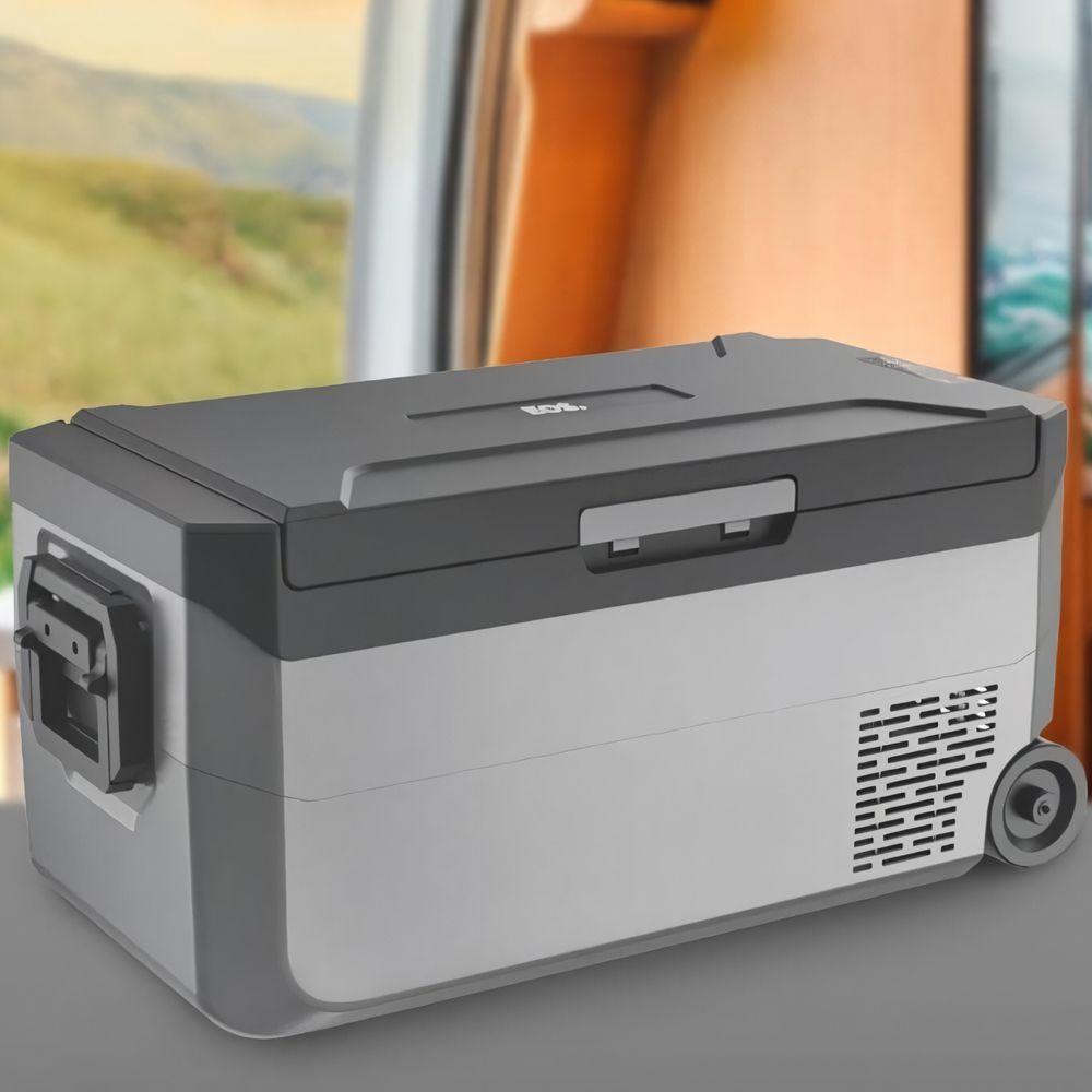 - Capacidad: 45L
- Pantalla digital: Táctil
- Manija: Para transporte seguro
- Temperatura regulable: -20°C~20°C
- Sistema de refrigeración: Compresor
- Tipo de gas: R134a