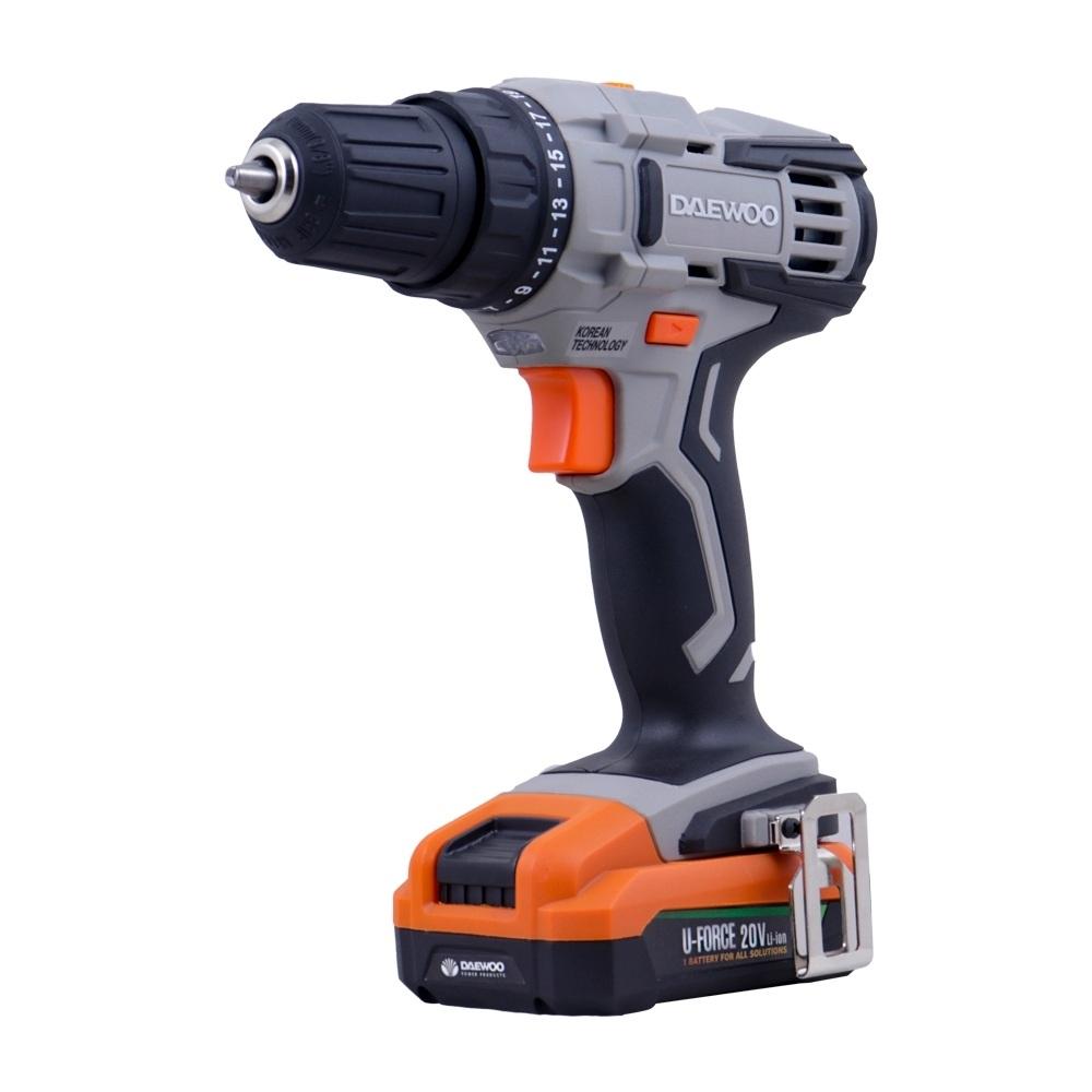 Marca	DAEWOO
Tipo de Producto	ATORNILLADOR A BATERIA
Velocidad Máxima	1300 rpm