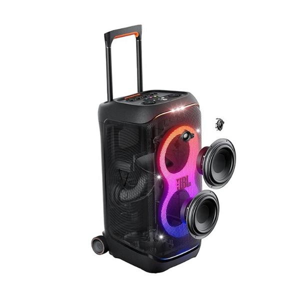 JBL PARTYBOX STAGE 320

Speaker Portatil Jbl Partybox 320 Bivolt. 

* Tecnología inalámbrica: Bluetooth 5.4
* Potencia de salida: 240 W 
* Duración de la batería: 18 horas aprox.
* Tiempo de carga: 3 horas aprox
* Impermeabilidad: IPX4