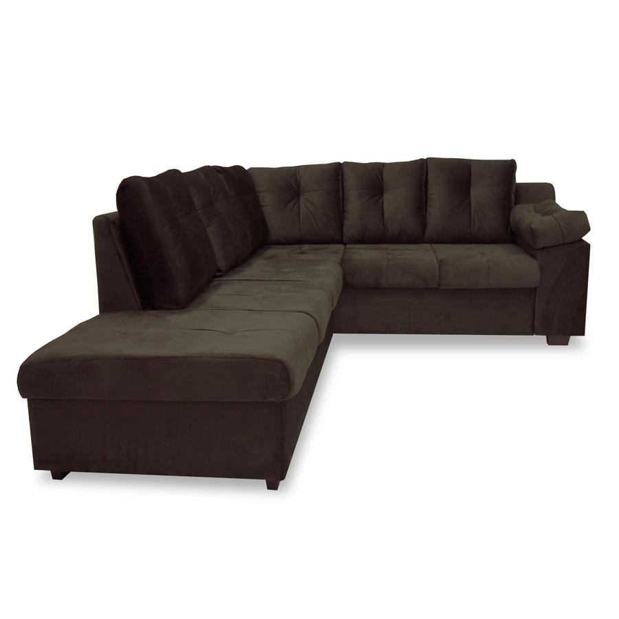 - Sofá 3×2 esquinero
- Hecho con estructura de eucalipto reforestado
- Cuenta con precinta italiana en la sustención
- Almohadas sueltas rellenas de espuma siliconada
- Detalle en la costura
- Patás de plástico
- Dimensiones Largo 2,38/2,08 x 0,90 de alto x 0,80 de ancho
- Asiento 0,53 m