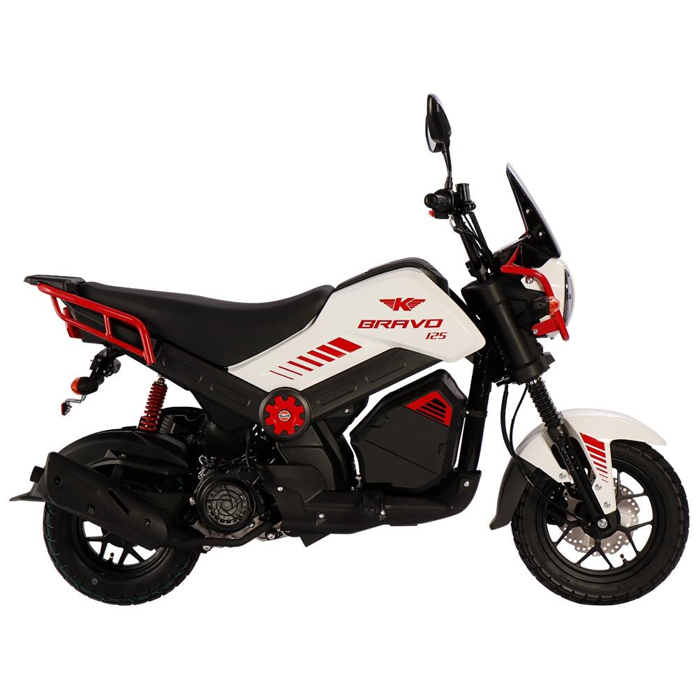 Marca: KENTON
Tipo de Producto: MOTOCICLETA
Tipo de Motor: MONOCILÍNDRICO, 4 TIEMPOS, REFRIGERADO POR AIRE
Tipo de cambio en caja: AUTOMATICA
Alimentación: CARBURADOR
Neumático Delantero: 90/90 - 12
Neumático Trasero: 3.50 - 10
Tipo de Moto: SCOOTER
Cilindrada: 124.6 CC
Altura de Asiento: 770 MM
Freno delantero: DISCO
Freno trasero: TAMBOR
Potencia: 8.4 HP
Volumen Tanque de Combustible: 9.5 LITROS
Volumen Tanque de Aceite: 1.2 LITROS
Tipo de Combustible: NAFTA
Sistema de arranque: ELÉCTRICO/PEDAL
Ancho: 710 MM
Largo: 1820 MM
Altura: 1070 MM