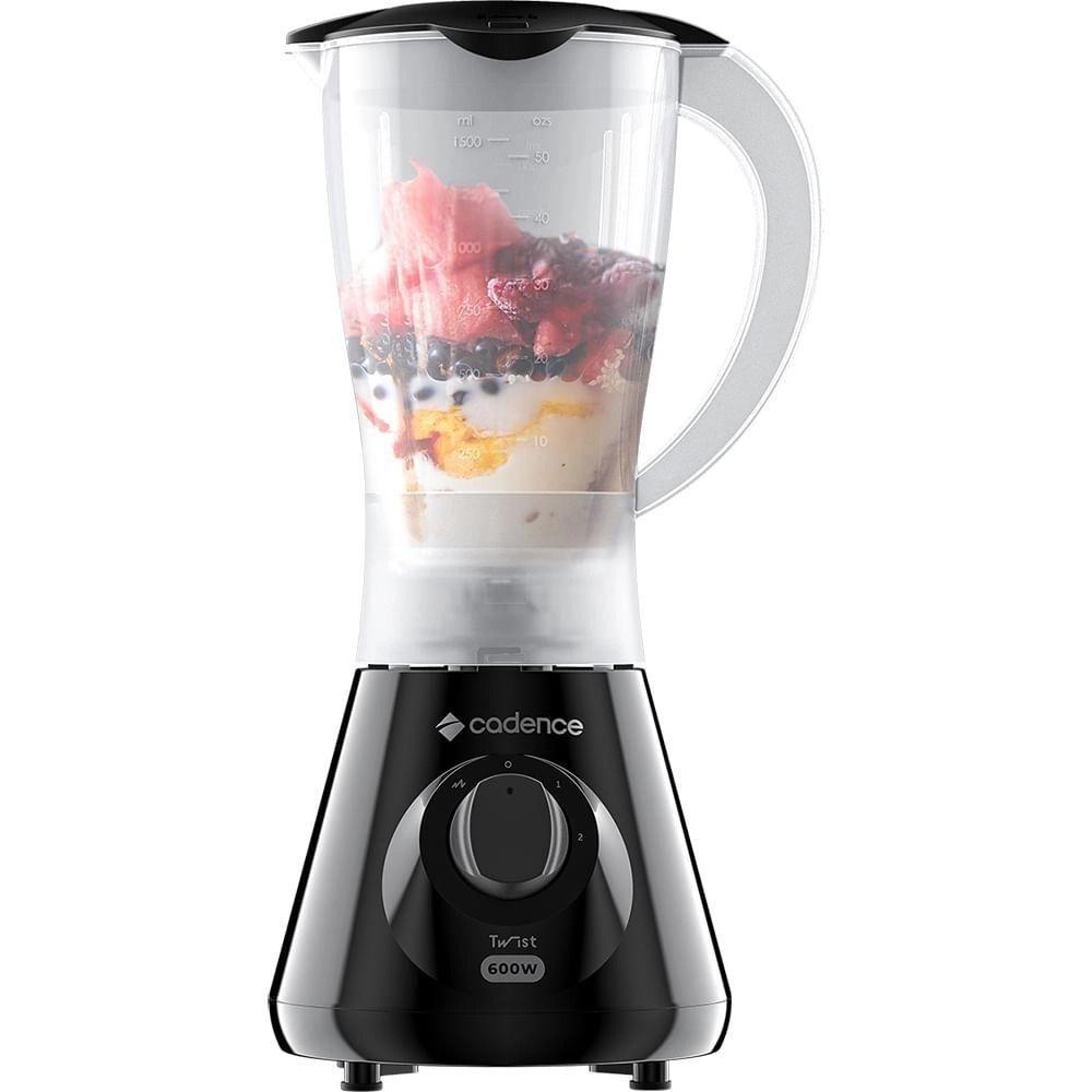 Descubre la Licuadora Cadence LIQ100, diseñada para transformar tu experiencia culinaria con su capacidad de 1.5 litros. Con una potente energía de 600 watts, este electrodoméstico combina eficiencia y versatilidad, haciendo que preparar deliciosos batidos, jugos y smoothies sea un proceso rápido y sin complicaciones. Equipado con 2 velocidades más una opción de pulsar, la licuadora Cadence LIQ100 te ofrece el control total sobre la textura de tus mezclas. Sus robustas cuchillas de acero inoxidable son perfectas para triturar hielo y frutas duras, asegurando resultados suaves en cada uso. Ideal para familias que valoran la nutrición, facilita la creación de nutritivas bebidas en minutos. Su diseño ergonómico y moderno encaja perfectamente en cualquier cocina, haciendo de esta licuadora un indispensable para los amantes de la cocina práctica. No solo adorna tu espacio culinario, sino que también optimiza tu tiempo con su eficiencia. La Cadence LIQ100 es la opción perfecta para quienes buscan comodidad y funcionalidad sin concesiones.

Diseño: Elegante y práctico
Potencia: 600W
Cuchillas: Láminas de acero que garantizan un corte preciso
Velocidad: 2 velocidades más función pulsar para control total
Capacidad total: 1.5 Litros 
UPC: 7898700219555
Color: Negro
Voltaje:220v